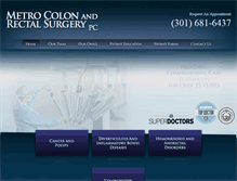 Tablet Screenshot of colonrectaldocs.com